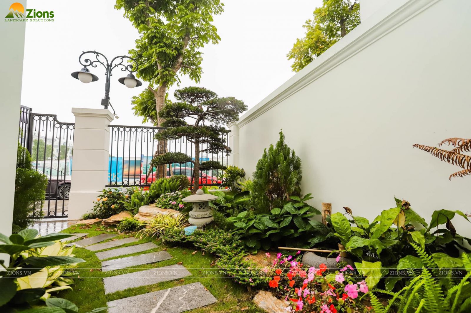 sân vườn vinhomes oceanpark - thiết kế sân vườn zion's